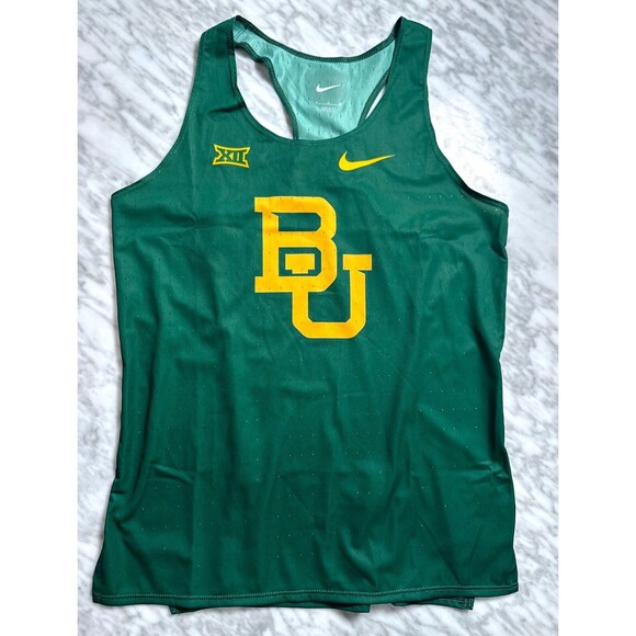Nike Pro Elite Baylor University Running Singlet Tank Women's MEDIUM DC8104-343 - Picture 1 of 9